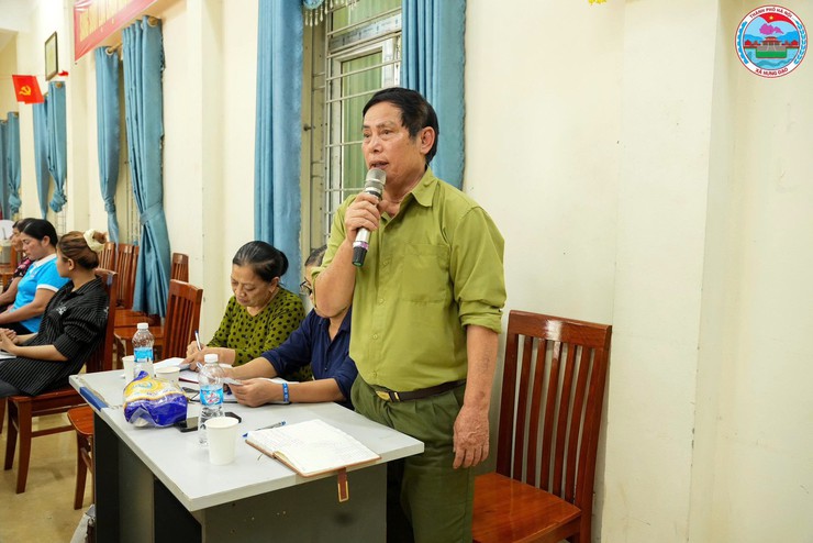 THƯỜNG TRỰC ĐẢNG ỦY XÃ HƯNG ĐẠO LÀM VIỆC VỚI THÔN YÊN NỘI- Ảnh 12.