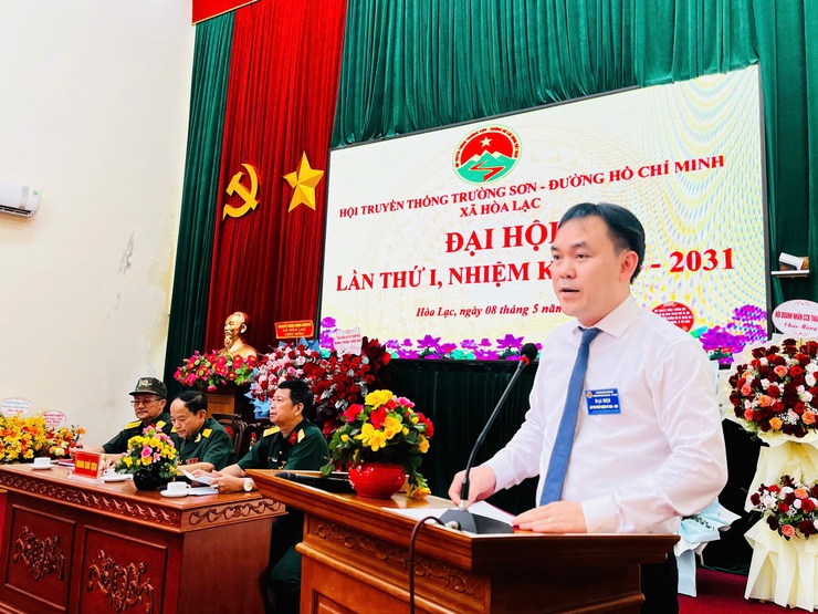 Hội truyền thống Trường Sơn- Đường Hồ Chí Minh xã Hòa Lạc tổ chức thành công Đại hội lần thứ I, nhiệm kỳ 2026– 2031. - Ảnh 5.