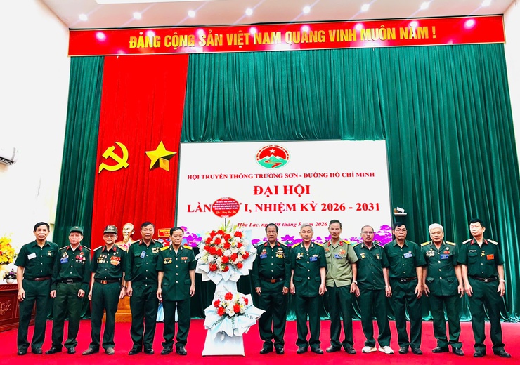 Hội truyền thống Trường Sơn- Đường Hồ Chí Minh xã Hòa Lạc tổ chức thành công Đại hội lần thứ I, nhiệm kỳ 2026– 2031. - Ảnh 1.