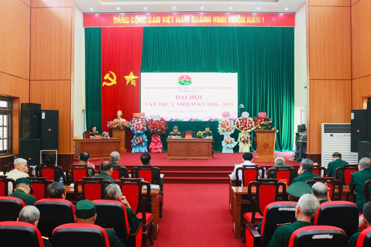 Hội truyền thống Trường Sơn- Đường Hồ Chí Minh xã Hòa Lạc tổ chức thành công Đại hội lần thứ I, nhiệm kỳ 2026– 2031. - Ảnh 3.