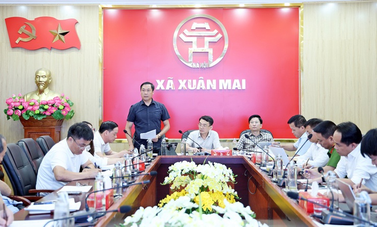 Xuân Mai quyết tâm "gỡ điểm nghẽn" giải phóng mặt bằng Quốc lộ 6, phấn đấu hoàn thành trước 30/6- Ảnh 13.