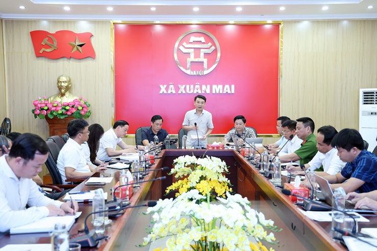 Xuân Mai quyết tâm "gỡ điểm nghẽn" giải phóng mặt bằng Quốc lộ 6, phấn đấu hoàn thành trước 30/6- Ảnh 1.