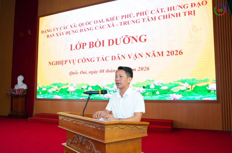 Khai mạc lớp bồi dưỡng nghiệp vụ công tác dân vận năm 2026- Ảnh 3.