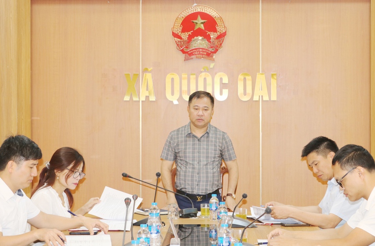 Quốc Oai quyết liệt đẩy nhanh tiến độ các công trình đầu tư công, phấn đấu giải ngân đúng kế hoạch năm 2026- Ảnh 4.