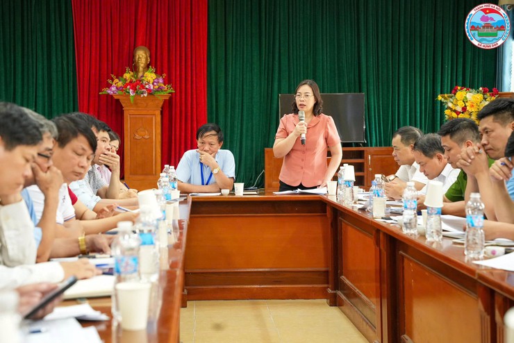 THƯỜNG TRỰC ĐẢNG ỦY XÃ HƯNG ĐẠO LÀM VIỆC VỚI THÔN YÊN NỘI- Ảnh 3.