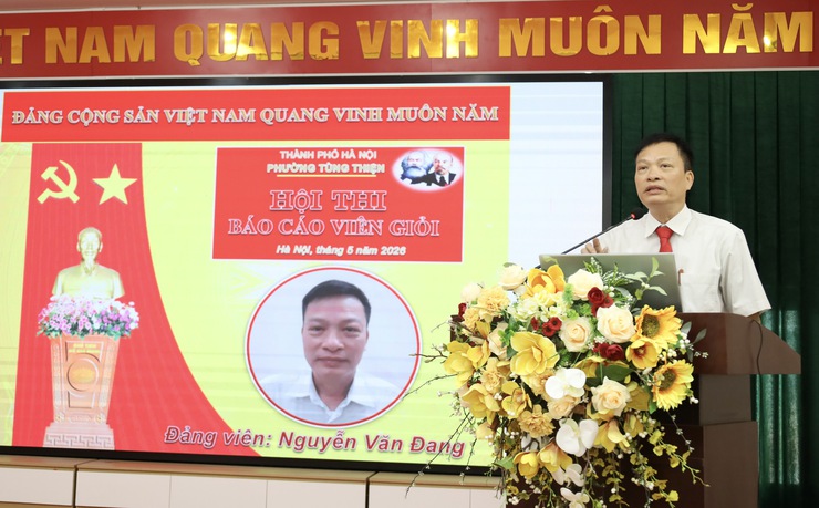 Sôi nổi Hội thi Báo cáo viên, tuyên truyền viên giỏi phường Tùng Thiện năm 2026- Ảnh 10.