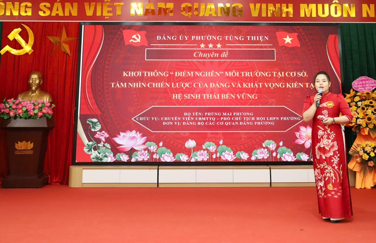 Sôi nổi Hội thi Báo cáo viên, tuyên truyền viên giỏi phường Tùng Thiện năm 2026- Ảnh 14.