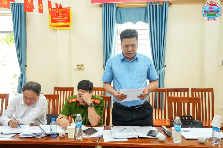 THƯỜNG TRỰC ĐẢNG ỦY XÃ HƯNG ĐẠO LÀM VIỆC VỚI THÔN YÊN NỘI- Ảnh 5.