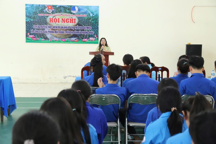Phát huy tinh thần xung kích của tuổi trẻ - Đoàn thanh niên xã Thượng Phúc đẩy mạnh tuyên truyền, vận động nhân dân đồng thuận giải phóng mặt bằng phục vụ các dự án trên địa bàn xã- Ảnh 1.