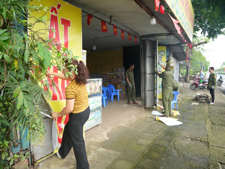 BCĐ 197 PHƯỜNG SƠN TÂY RA QUÂN ĐẢM BẢO TRẬT TỰ ĐÔ THỊ TẠI NHIỀU TUYẾN PHỐ TRÊN ĐỊA BÀN- Ảnh 5.