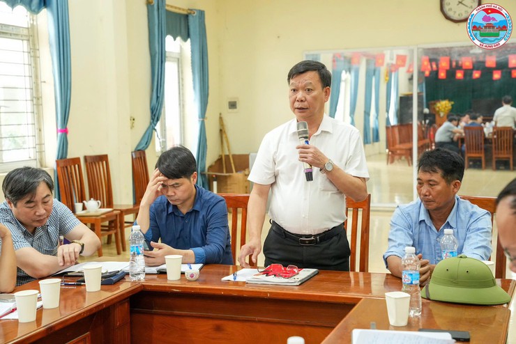 THƯỜNG TRỰC ĐẢNG ỦY XÃ HƯNG ĐẠO LÀM VIỆC VỚI THÔN YÊN NỘI- Ảnh 7.