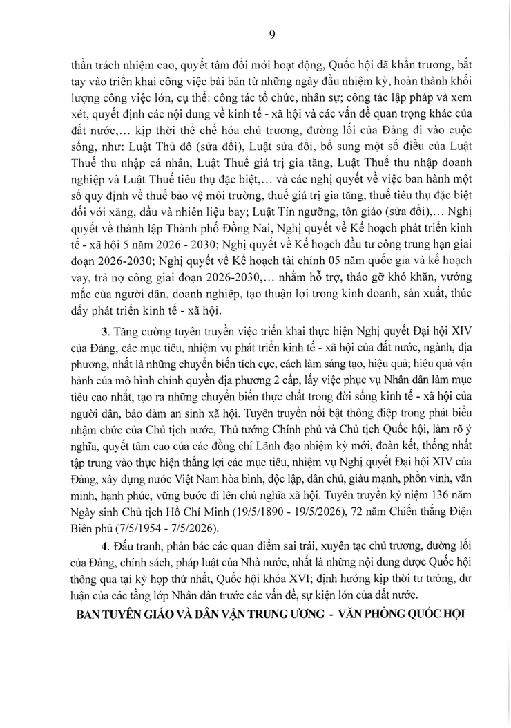 KẾT QUẢ KỲ HỌP THỨ NHẤT, QUỐC HỘI KHÓA XVI- Ảnh 9.