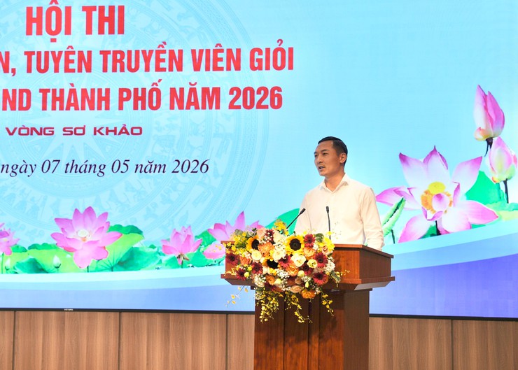 Đảng bộ Cơ quan Sở Y tế Hà Nội đạt giải Ba Hội thi Báo cáo viên, tuyên truyền viên giỏi do Đảng bộ UBND thành phố Hà Nội tổ chức- Ảnh 1.
