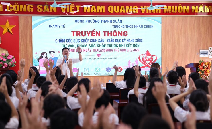 Phường Thanh Xuân tổ chức các hoạt động hưởng ứng 
Ngày Thalassemia thế giới 08/5/2026- Ảnh 3.