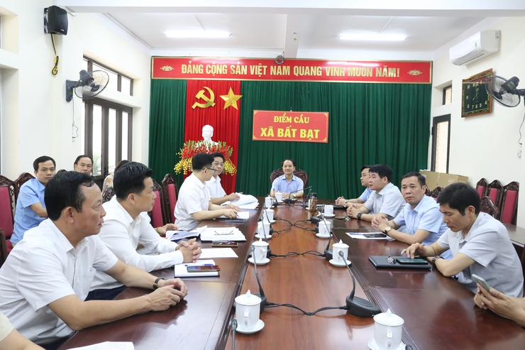 Xã Bất Bạt tham dự hội nghị trực tuyến triển khai thi hành Luật Thủ đô năm 2026- Ảnh 1.