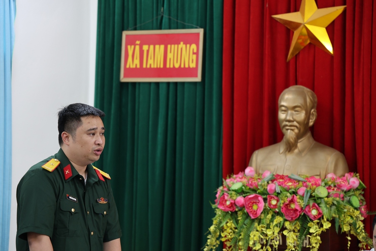 Chi bộ Ban Chỉ huy Quân sự xã Tam Hưng nâng cao chất lượng lãnh đạo, quyết tâm hoàn thành tốt nhiệm vụ quân sự, quốc phòng địa phương- Ảnh 3.