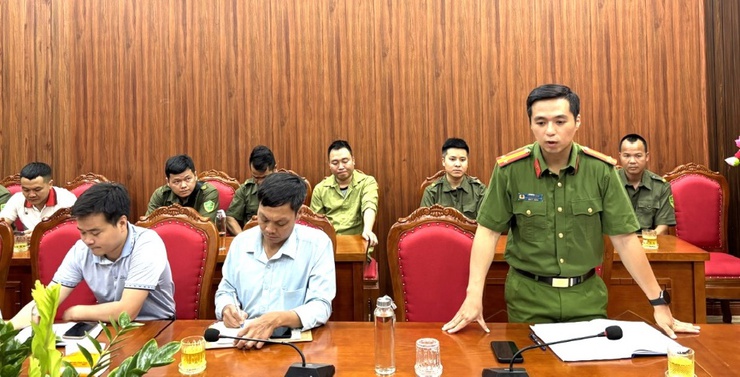 XÃ KIM ANH TỔ CHỨC HỘI NGHỊ TRIỂN KHAI CÁC NỘI DUNG THAM GIA HỘI THI “LỰC LƯỢNG THAM GIA BẢO VỆ AN NINH, TRẬT TỰ CƠ SỞ GIỎI” LẦN THỨ I.- Ảnh 2.