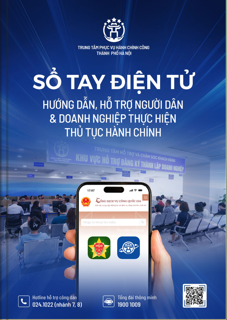 Sổ tay điện tử hướng dẫn thủ tục hành chính của thủ đô Hà Nội- Ảnh 1.