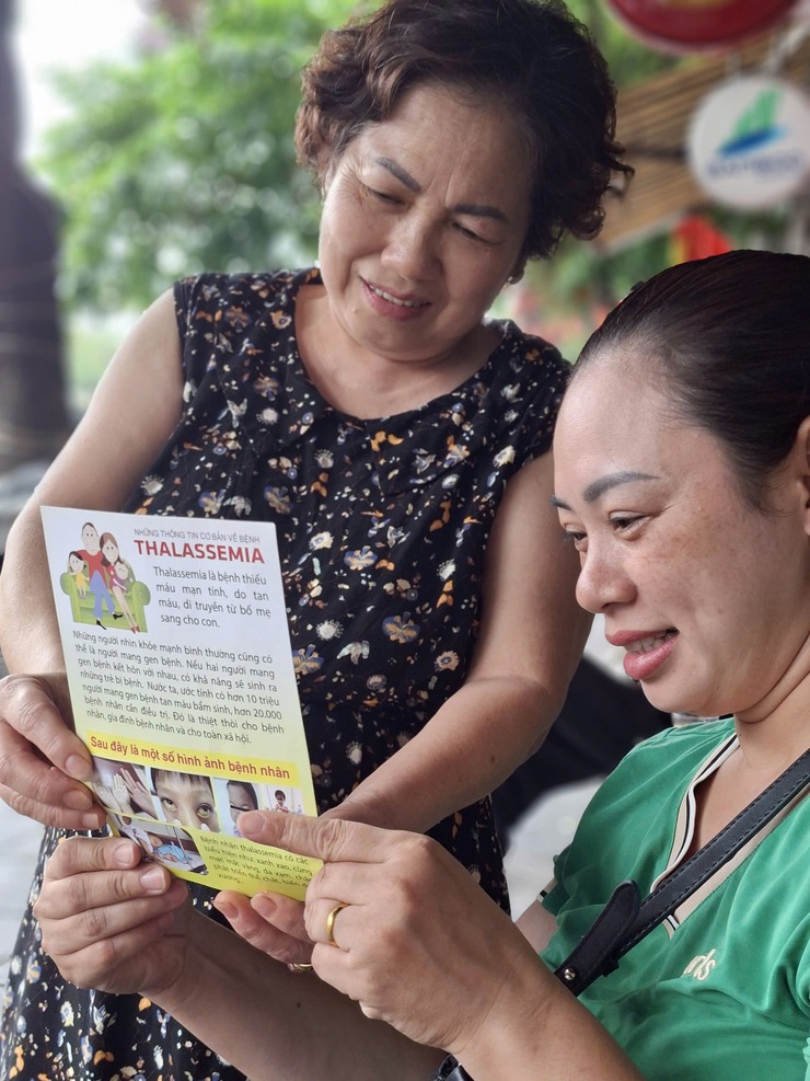 PHƯỜNG BA ĐÌNH TĂNG CƯỜNG CÁC HOẠT ĐỒNG TRUYỀN THÔNG LƯU ĐỘNG HƯỞNG ỨNG NGÀY THALASSEMIA THẾ GIỚI 8/5- Ảnh 3.