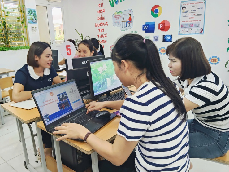 Trường Tiểu học Tòng Bạt: Đẩy mạnh bồi dưỡng năng lực số, sẵn sàng cho công cuộc chuyển đổi số giáo dục- Ảnh 3.