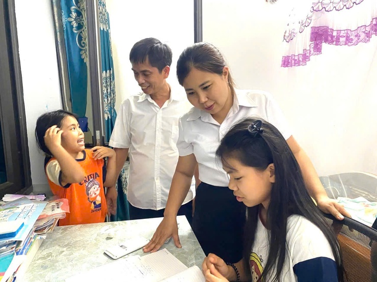 Trường thcs Cẩm Lĩnh: Lan tỏa tinh thần tự học qua đợt kiểm tra phong trào "Tiếng trống học bài" tại các cụm dân cư- Ảnh 1.