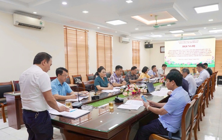 Hội nghị triển khai phương án cưỡng chế thu hồi đất đối với các hộ gia đình, cá nhân tại thôn Thọ Đa- Ảnh 2.