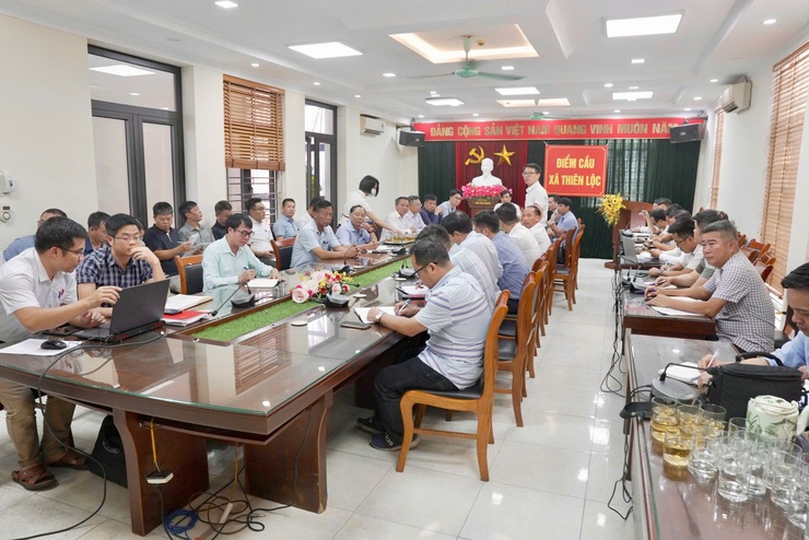 Hội nghị giao ban công tác đầu tư công và tiến độ thực hiện các dự án trọng điểm trên địa bàn xã- Ảnh 2.