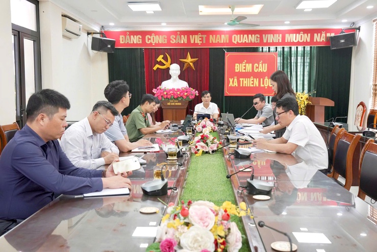 Hội nghị giao ban công tác đầu tư công và tiến độ thực hiện các dự án trọng điểm trên địa bàn xã- Ảnh 1.