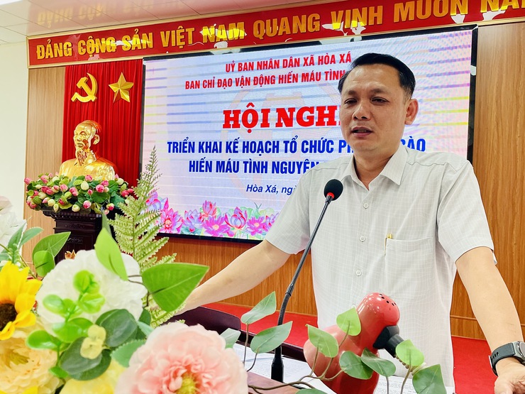 HÒA XÁ TRIỂN KHAI KẾ HOẠCH VẬN ĐỘNG HIẾN MÁU TÌNH NGUYỆN NĂM 2026

- Ảnh 1.