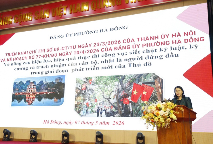 Phường Hà Đông  triển khai thực hiện Chỉ thị số 09-CT/TU và Quy định số 11-QĐ/TU của Thành uỷ Hà Nội- Ảnh 1.