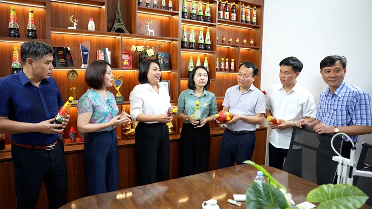Hội Nông dân xã Dương Hoà đón đoàn công tác tỉnh Nghệ An đến học tập, trao đổi kinh nghiệm- Ảnh 7.