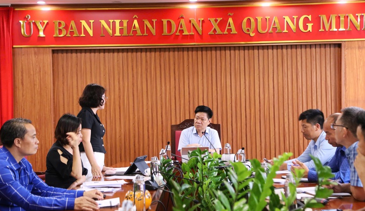 Xã Quang Minh họp thống nhất phương án tổ chức Phiên giao dịch việc làm lưu động năm 2026- Ảnh 3.