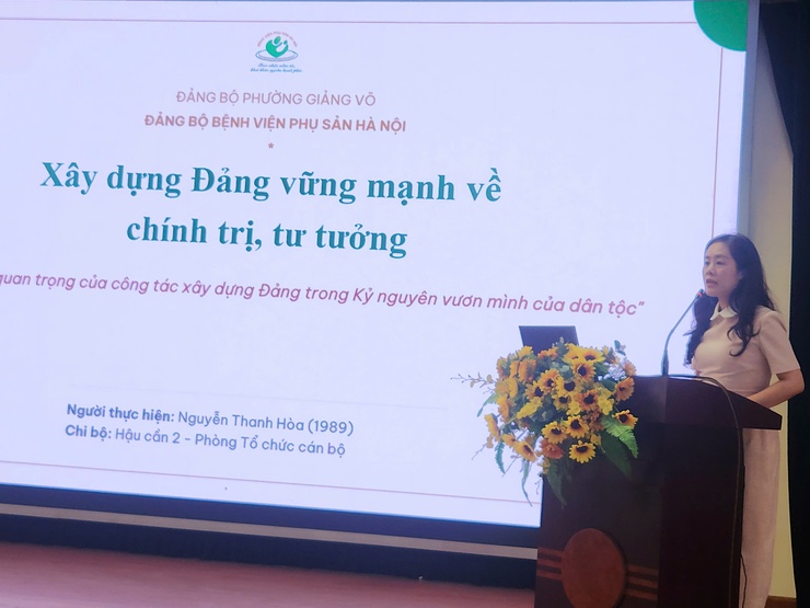 07 gương mặt vào Chung khảo Hội thi Báo cáo viên, tuyên truyền viên giỏi phường Giảng Võ năm 2026- Ảnh 11.