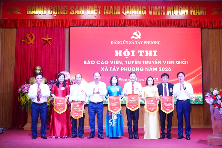 Xã Tây Phương tổ chức Hội thi Báo cáo viên, Tuyên truyền viên giỏi năm 2026- Ảnh 9.