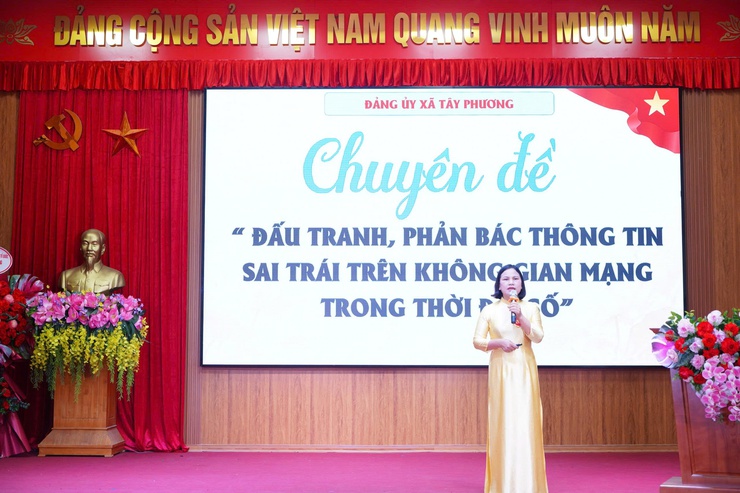 Xã Tây Phương tổ chức Hội thi Báo cáo viên, Tuyên truyền viên giỏi năm 2026- Ảnh 4.