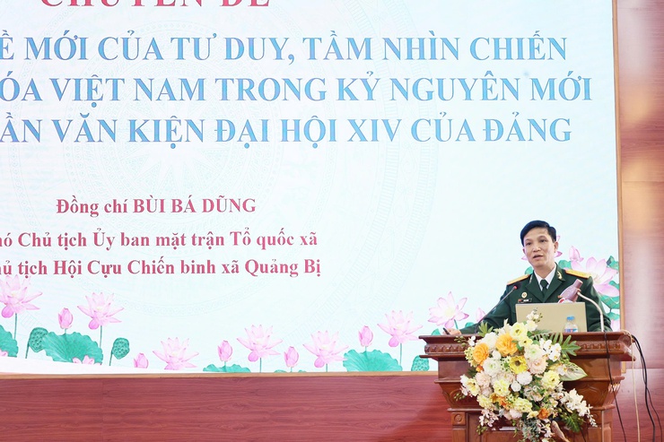Sôi nổi Hội thi Báo cáo viên, Tuyên truyền viên giỏi xã Quảng Bị năm 2026- Ảnh 3.