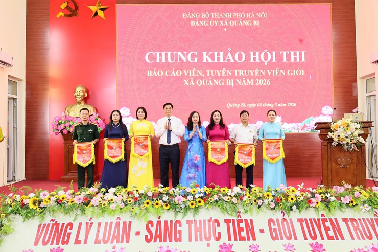 Sôi nổi Hội thi Báo cáo viên, Tuyên truyền viên giỏi xã Quảng Bị năm 2026- Ảnh 2.