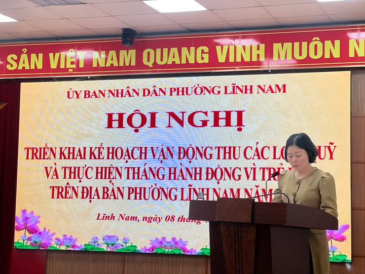 PHƯỜNG LĨNH NAM TRIỂN KHAI KẾ HOẠCH VẬN ĐỘNG THU CÁC LOẠI QUỸ VÀ THÁNG HÀNH ĐỘNG VÌ TRẺ EM NĂM 2026- Ảnh 2.