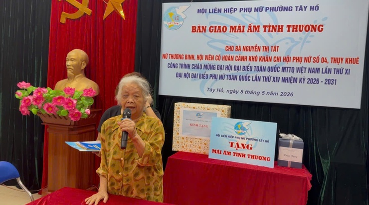 Hội LHPN phường Tây Hồ tổ chức nghiệm thu và bàn giao công trình “Mái ấm tình thương”- Ảnh 4.