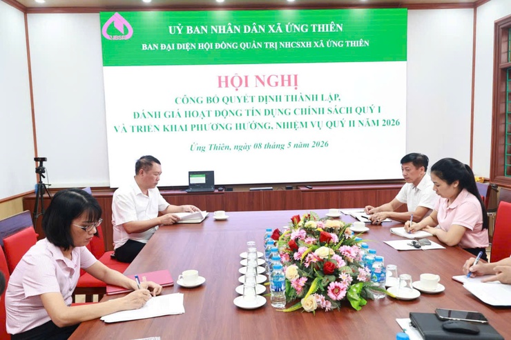 Ứng Thiên: Tổng dư nợ tín dụng chính sách xã hội đạt gần 178 tỷ đồng- Ảnh 1.