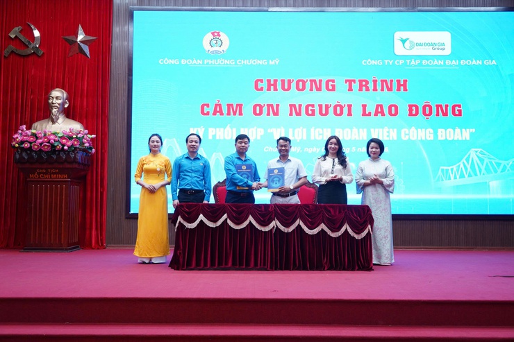 Công đoàn phường Chương Mỹ phát động Tháng Công nhân và hưởng ứng Tháng hành động về an toàn, vệ sinh lao động năm 2026- Ảnh 8.