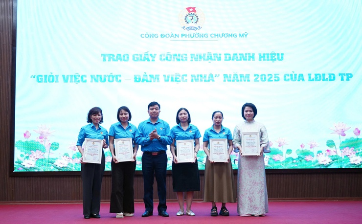 Công đoàn phường Chương Mỹ phát động Tháng Công nhân và hưởng ứng Tháng hành động về an toàn, vệ sinh lao động năm 2026- Ảnh 6.