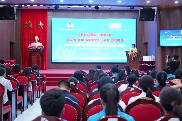 Công đoàn phường Chương Mỹ phát động Tháng Công nhân và hưởng ứng Tháng hành động về an toàn, vệ sinh lao động năm 2026- Ảnh 1.