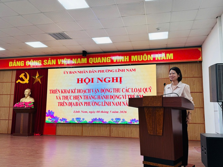 PHƯỜNG LĨNH NAM TRIỂN KHAI KẾ HOẠCH VẬN ĐỘNG THU CÁC LOẠI QUỸ VÀ THÁNG HÀNH ĐỘNG VÌ TRẺ EM NĂM 2026- Ảnh 3.
