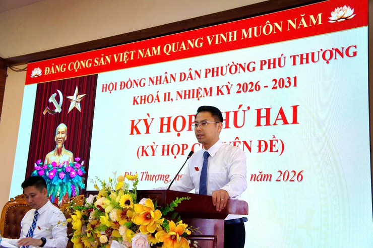 HĐND phường Phú Thượng tổ chức Kỳ họp thứ Hai khóa II, nhiệm kỳ 2026 – 2031- Ảnh 4.