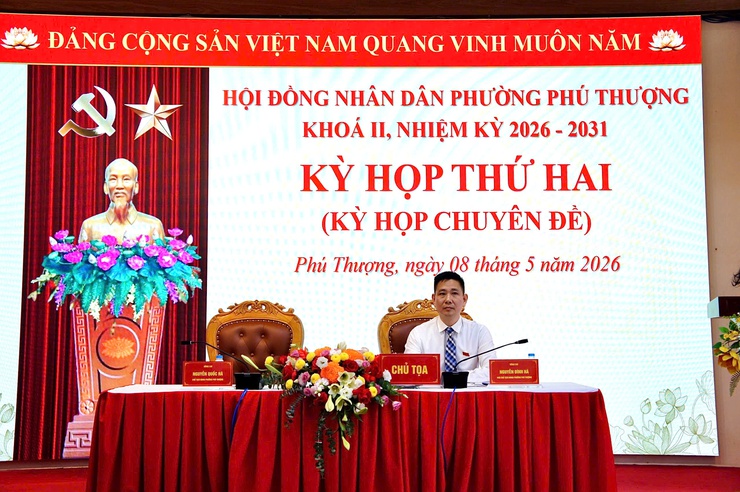 HĐND phường Phú Thượng tổ chức Kỳ họp thứ Hai khóa II, nhiệm kỳ 2026 – 2031- Ảnh 2.