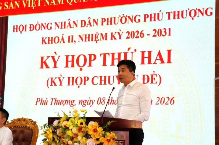 HĐND phường Phú Thượng tổ chức Kỳ họp thứ Hai khóa II, nhiệm kỳ 2026 – 2031- Ảnh 5.