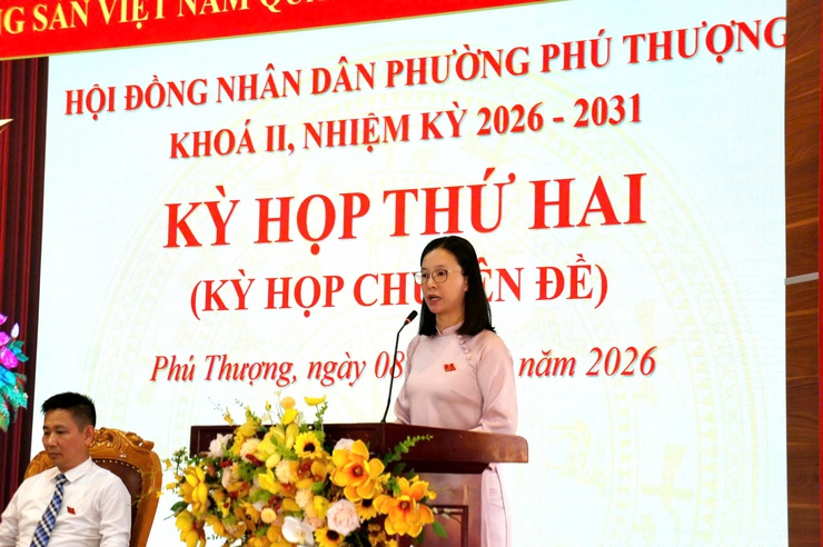 HĐND phường Phú Thượng tổ chức Kỳ họp thứ Hai khóa II, nhiệm kỳ 2026 – 2031- Ảnh 6.