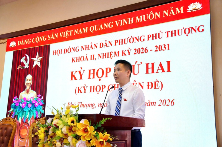 HĐND phường Phú Thượng tổ chức Kỳ họp thứ Hai khóa II, nhiệm kỳ 2026 – 2031- Ảnh 3.