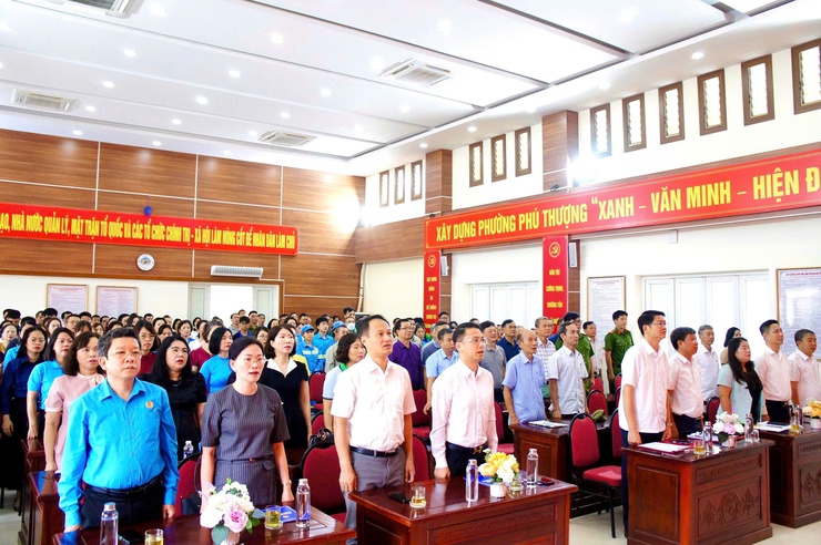 Phường Phú Thượng phát động Tháng Công nhân và Tháng hành động về An toàn, vệ sinh lao động năm 2026- Ảnh 1.